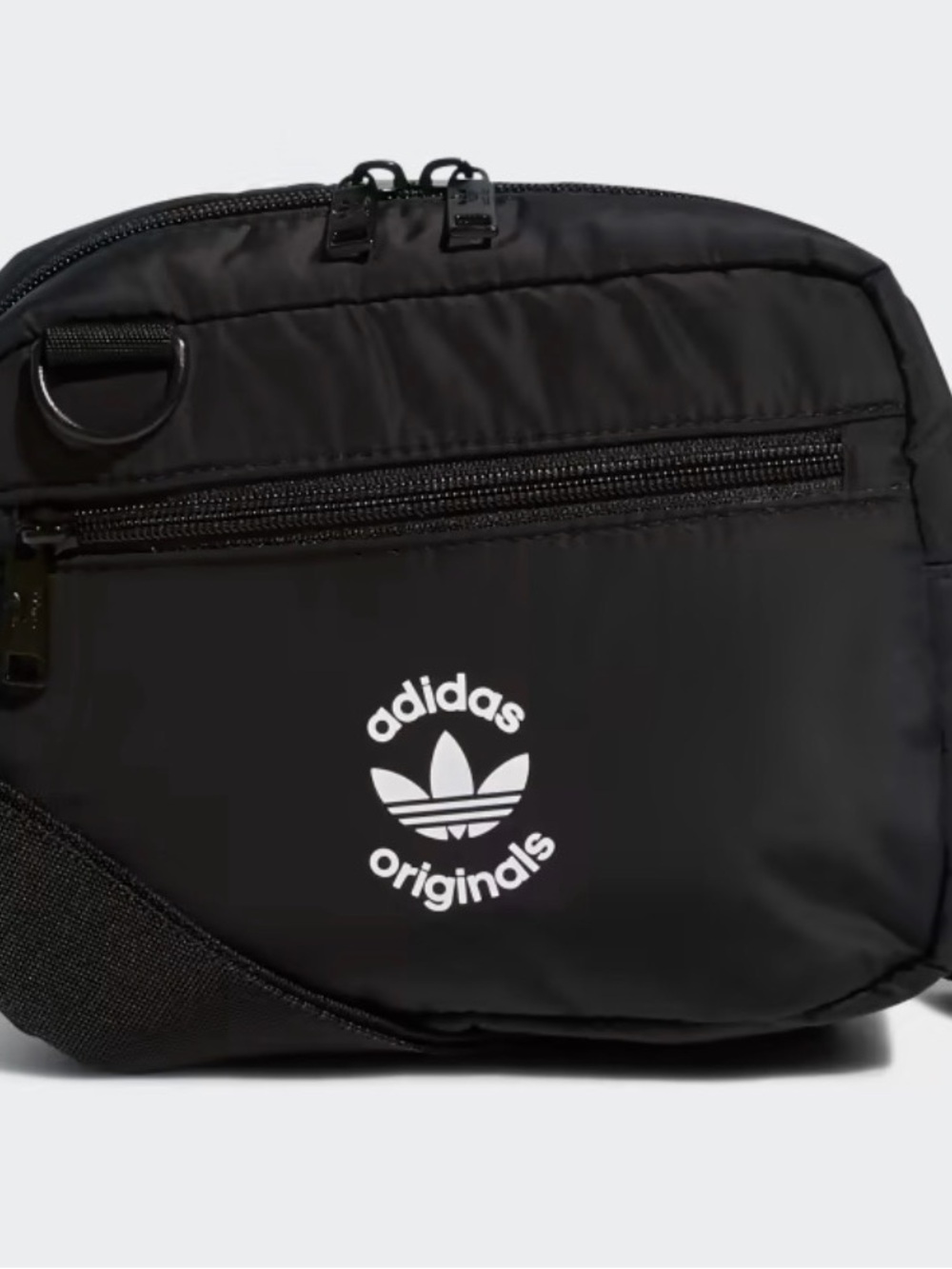 EUC Adidas | Puffer and Pouch Crossbody Bag | Black